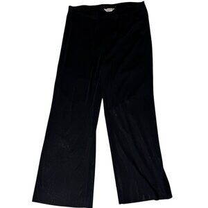 Exclusively Misook vintage pull on black pants 1x plus